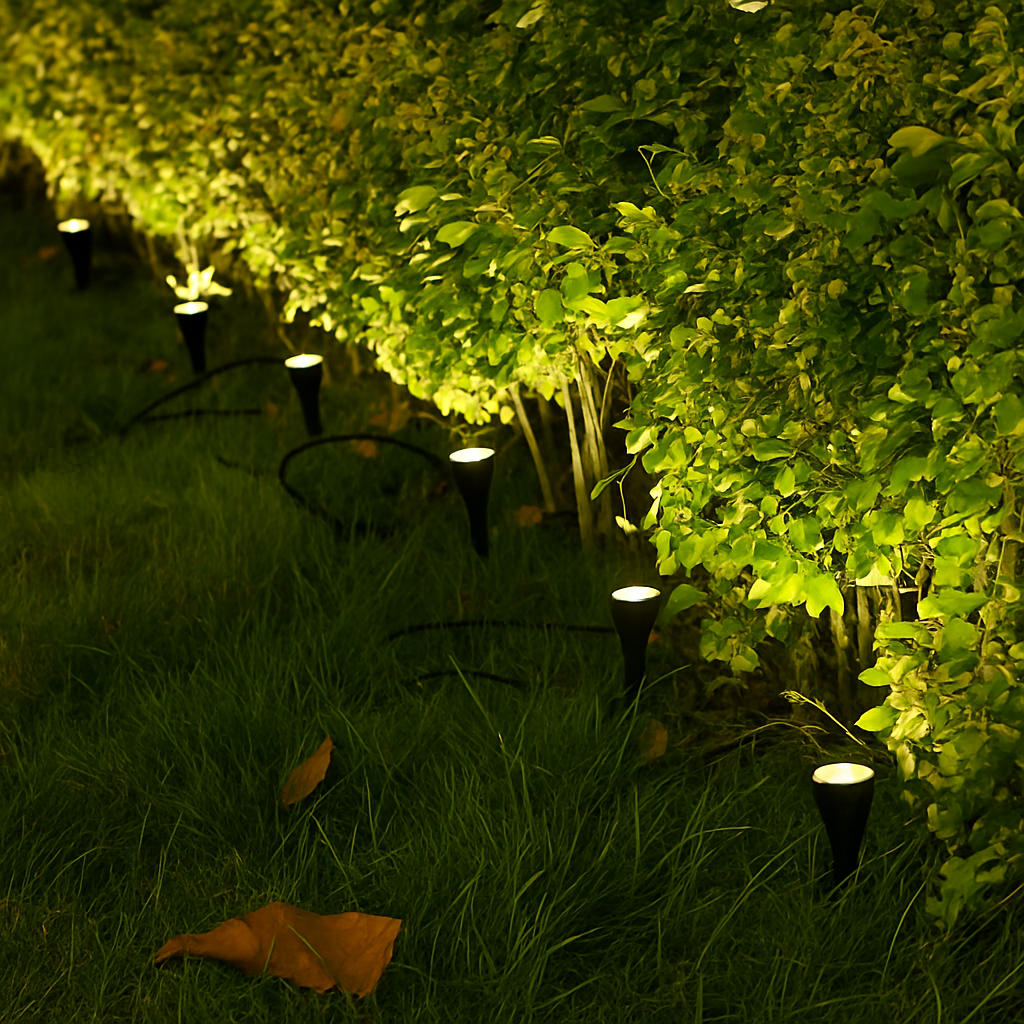 projecteur solaire 10 en 1 pour jardin et extérieur éclairage décoratif