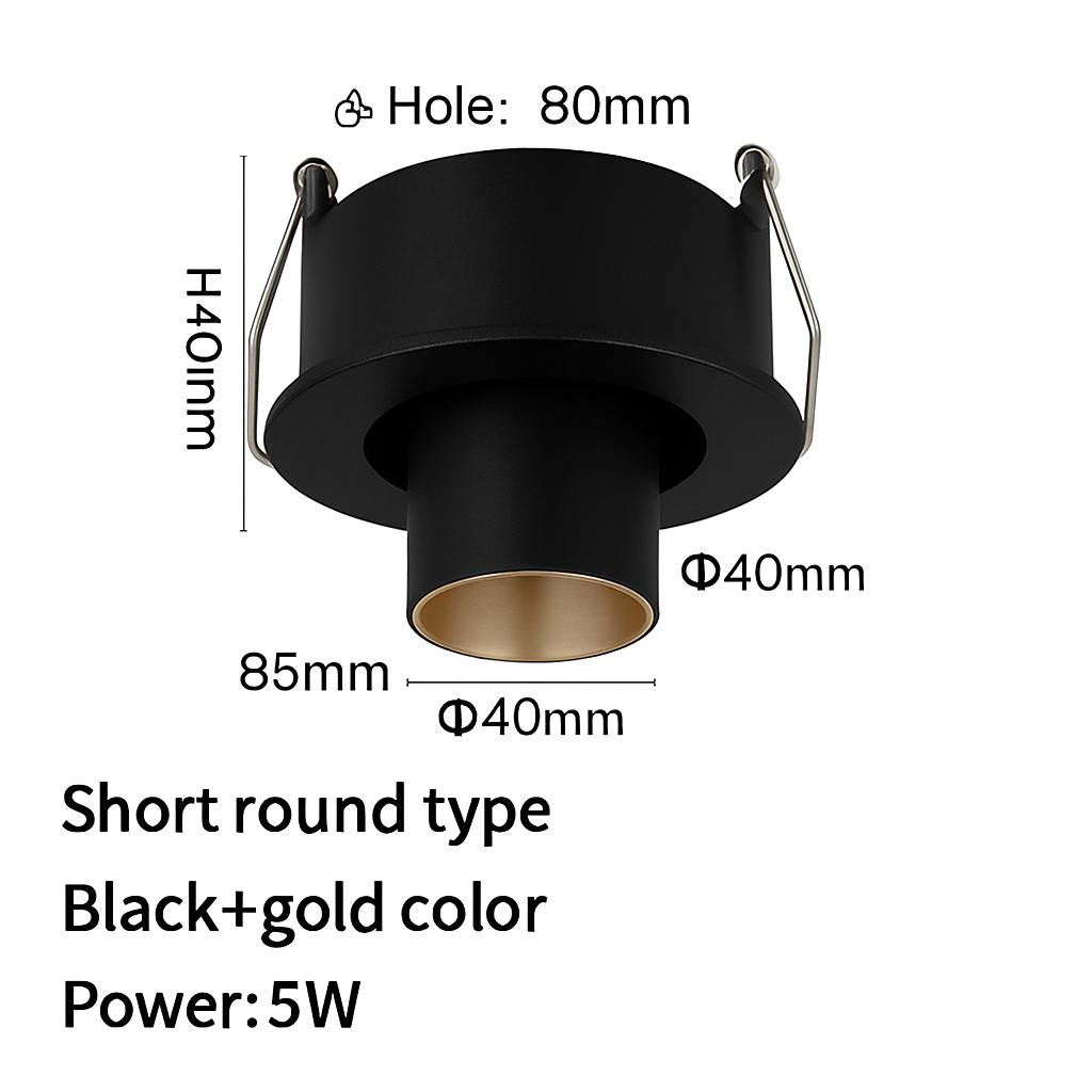 projecteurs led encastré long tube spot angle réglable foco