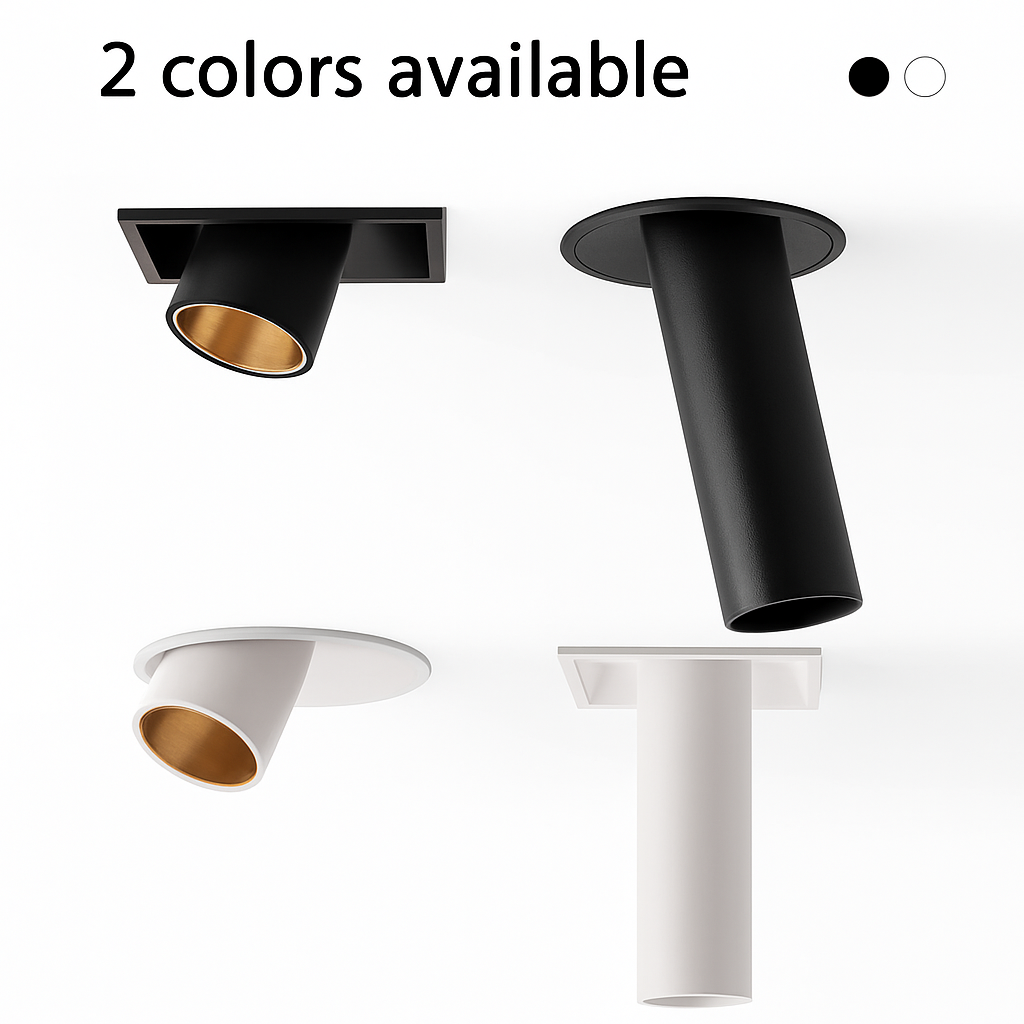 projecteurs led encastré long tube spot angle réglable foco