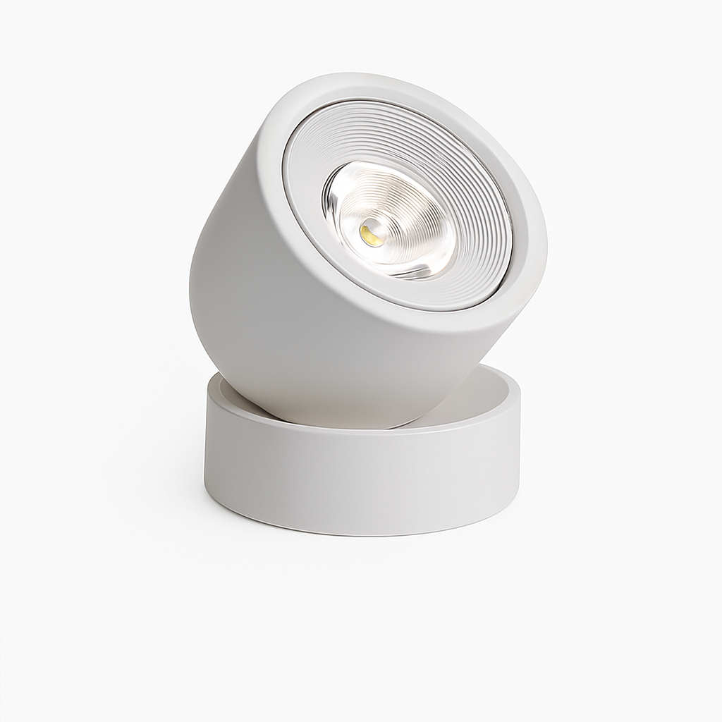 projecteurs led nordique surface monté spot rotation pliant macarone foco