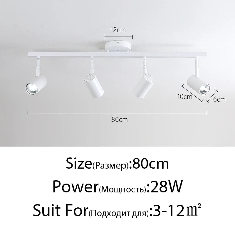 projecteurs muraux modernes pour éclairage de maison lustré