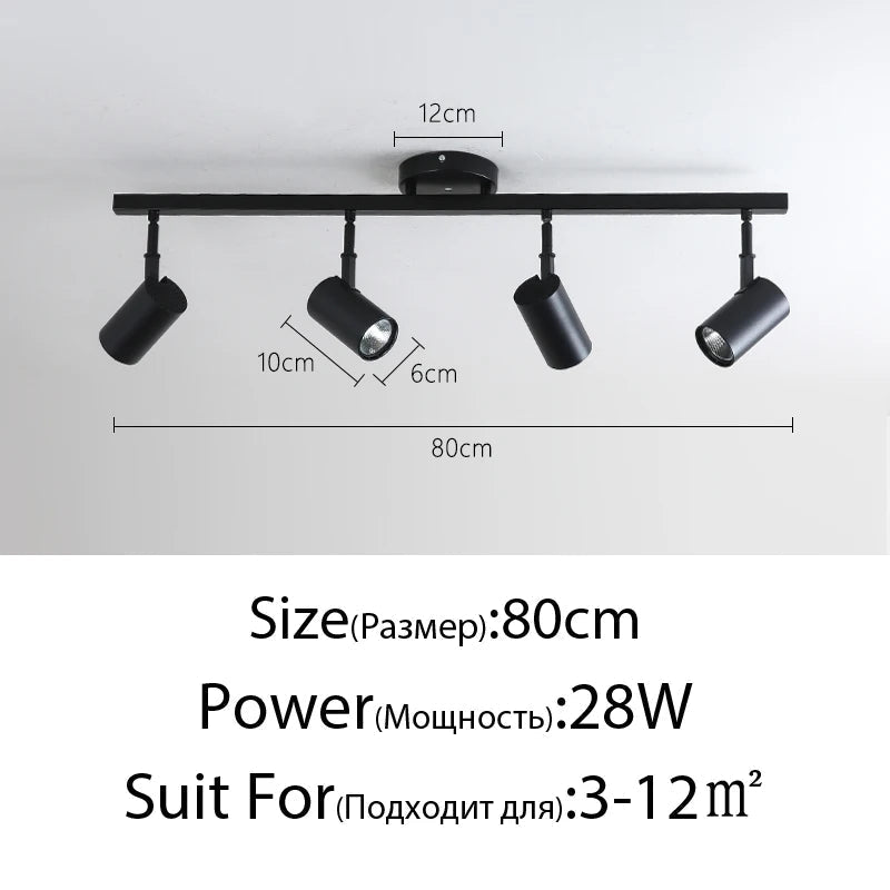 projecteurs muraux modernes pour éclairage de maison lustré