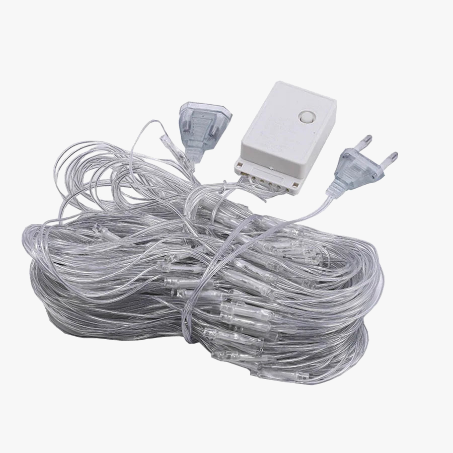 réseau de led solaire étanche pour décoration extérieure jardin