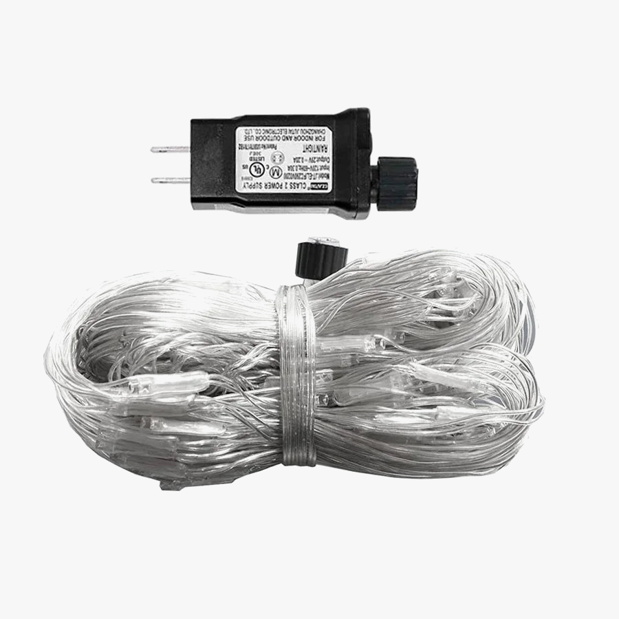 réseau de led solaire étanche pour décoration extérieure jardin
