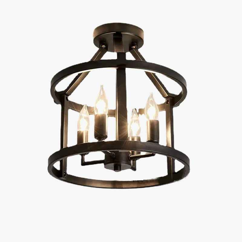 Rétro américain Vintage lustre plafonnier ferme salon salle à manger porche lampe cuisine lampe de table E14 plafonnier