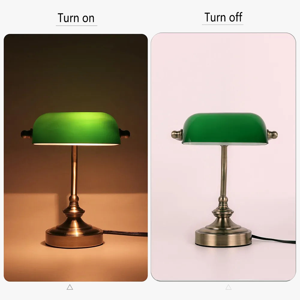 Rétro mini lampe de bureau protection des yeux LED G9 banque lampe de bureau chambre chevet café bureau bar table café décor lampe de table