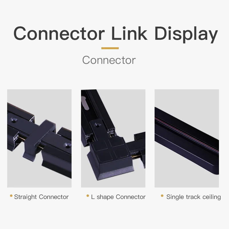 rail d'éclairage à led pour magasin avec spots modulables