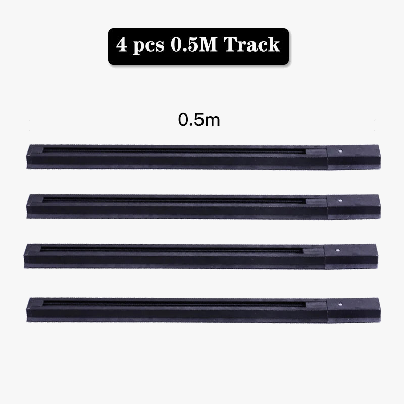 rail d'éclairage à led pour magasin avec spots modulables