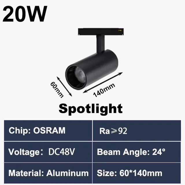 rail d éclairage magnétique moderne pour intérieur en aluminium