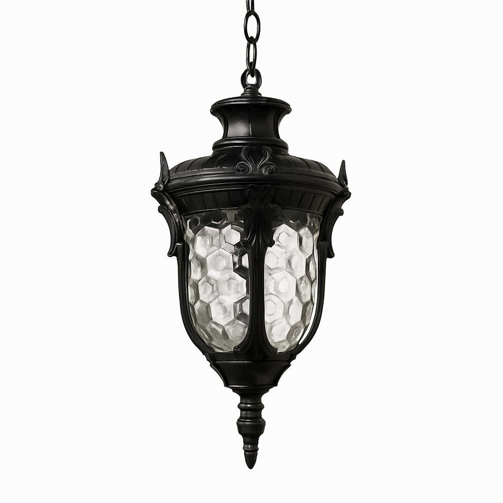 SANDIY Rétro Lustre Vintage Extérieur Plafond Suspension Europe Suspension pour Jardin Porche Balcon Cour Éclairage Public