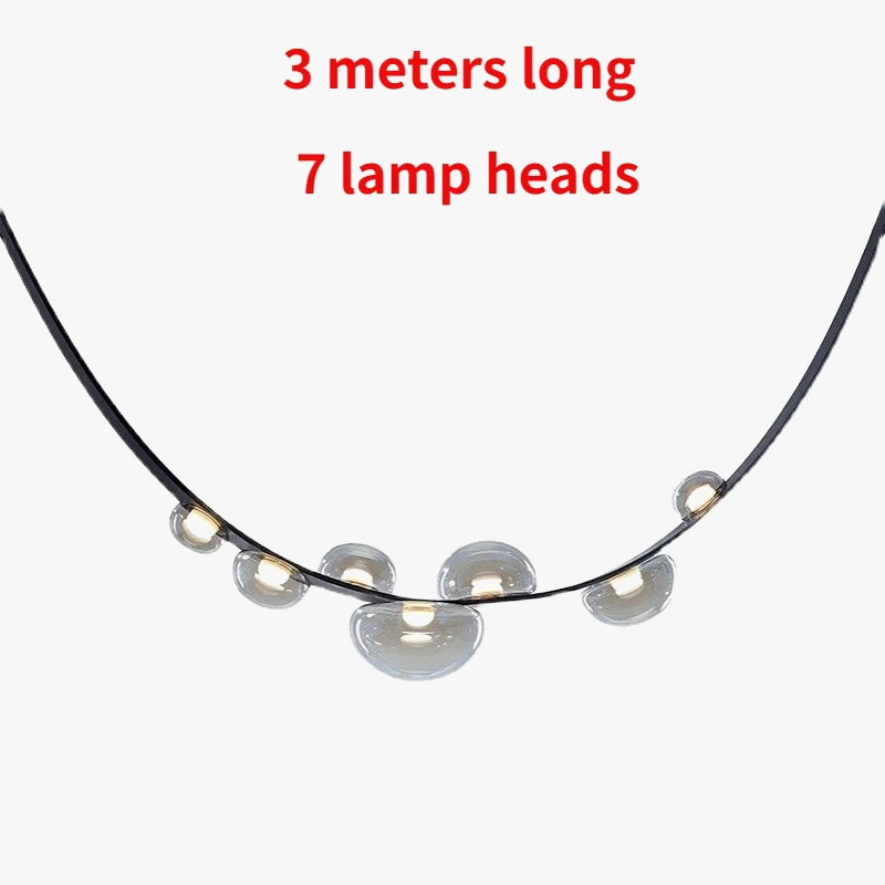 sandyha lustre en cuir avec suspension led design moderne