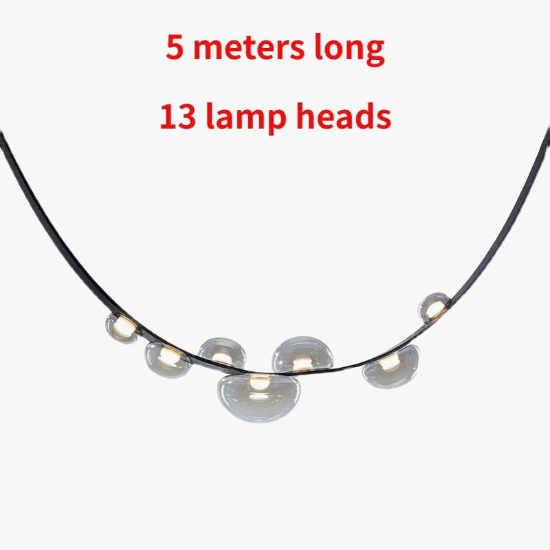 sandyha lustre en cuir avec suspension led design moderne