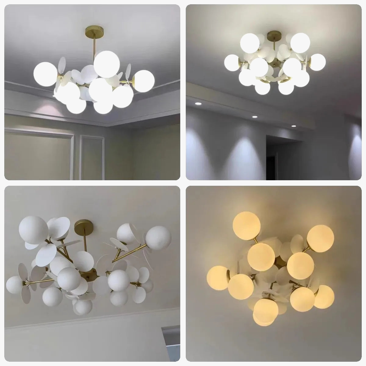 sandyha lustre moderne en verre coloré design créatif pour hôtel