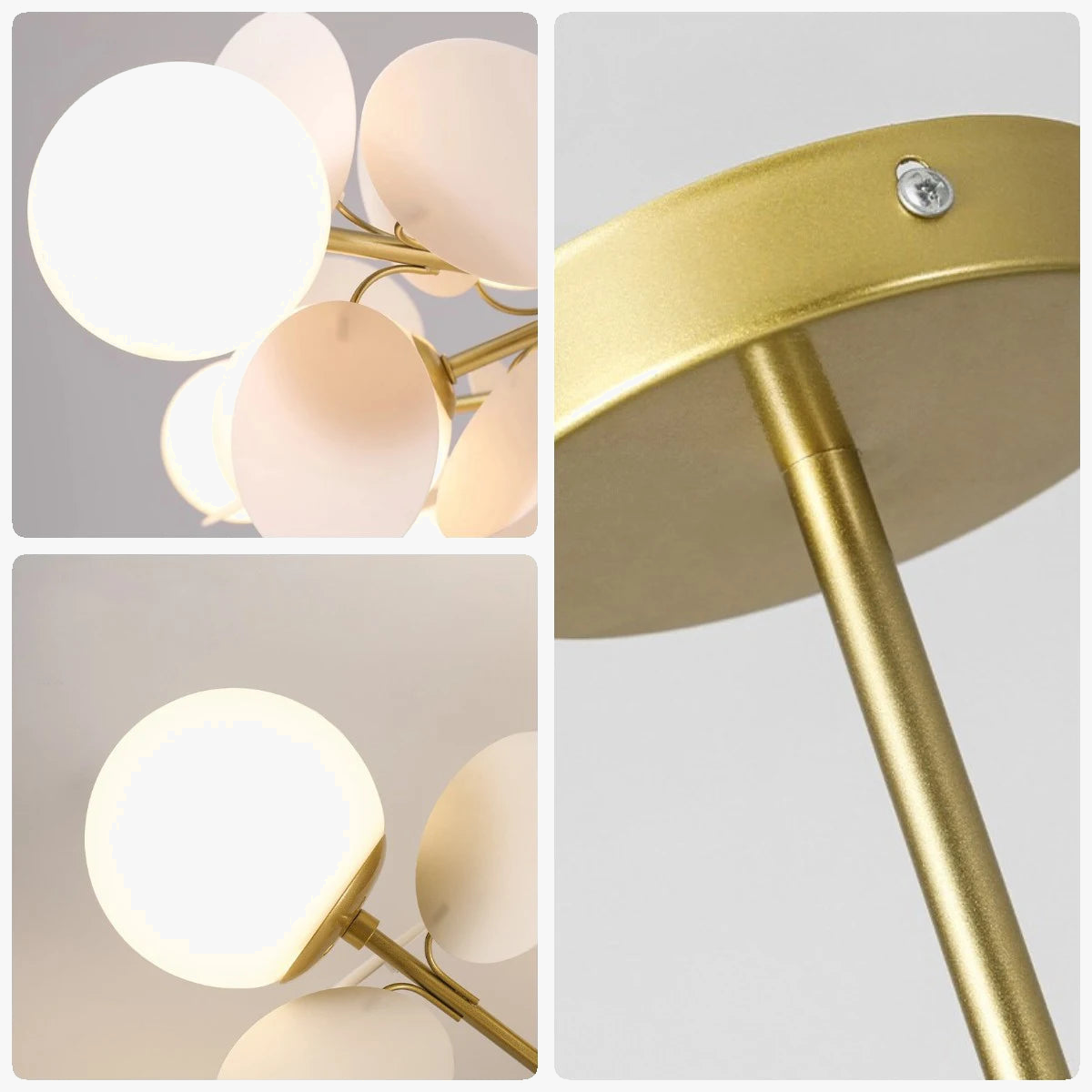 sandyha lustre moderne en verre coloré design créatif pour hôtel