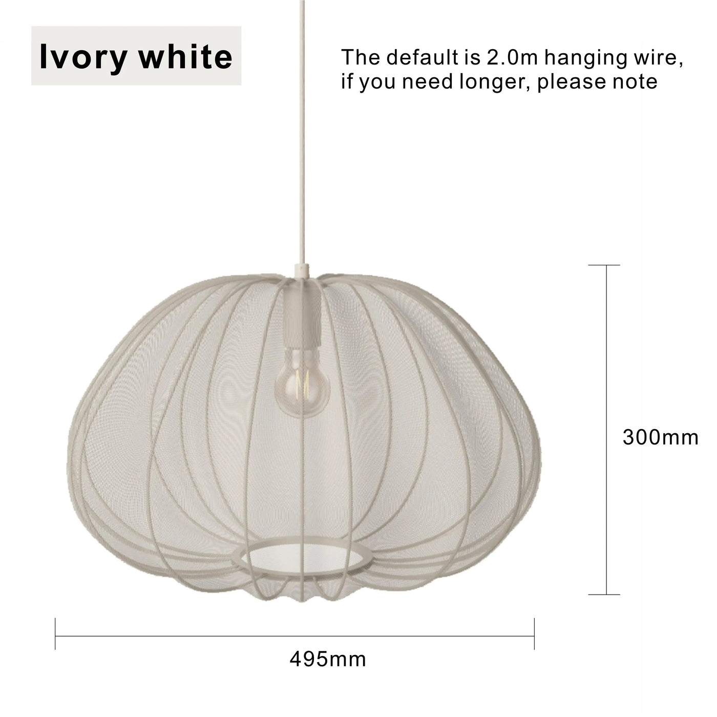 SANDYHA Moderne Nordique Lustre Tissu Lanterne Chambre Suspension Salon Salle À Manger Intérieur Décor À La Maison Chevet Restaurant