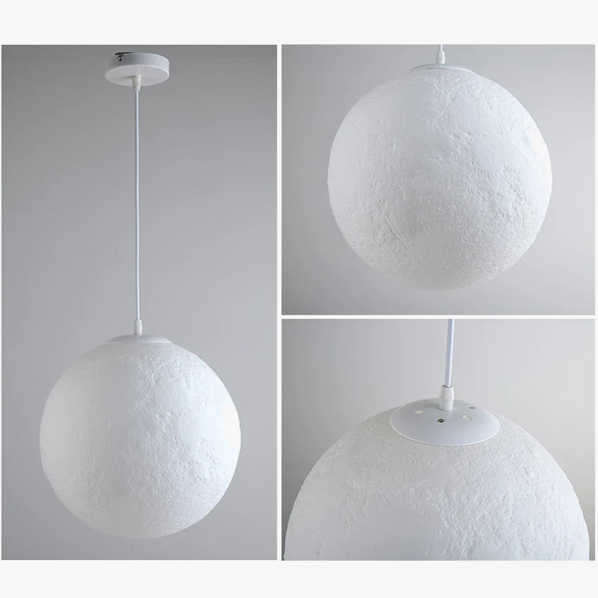 suspension pleine lune LED pour salon salle à manger chambre barre Table lumières