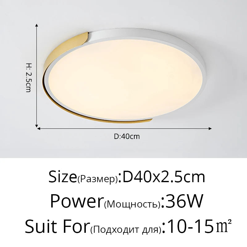 simple led trois anti-plafonnier rond maison lampe