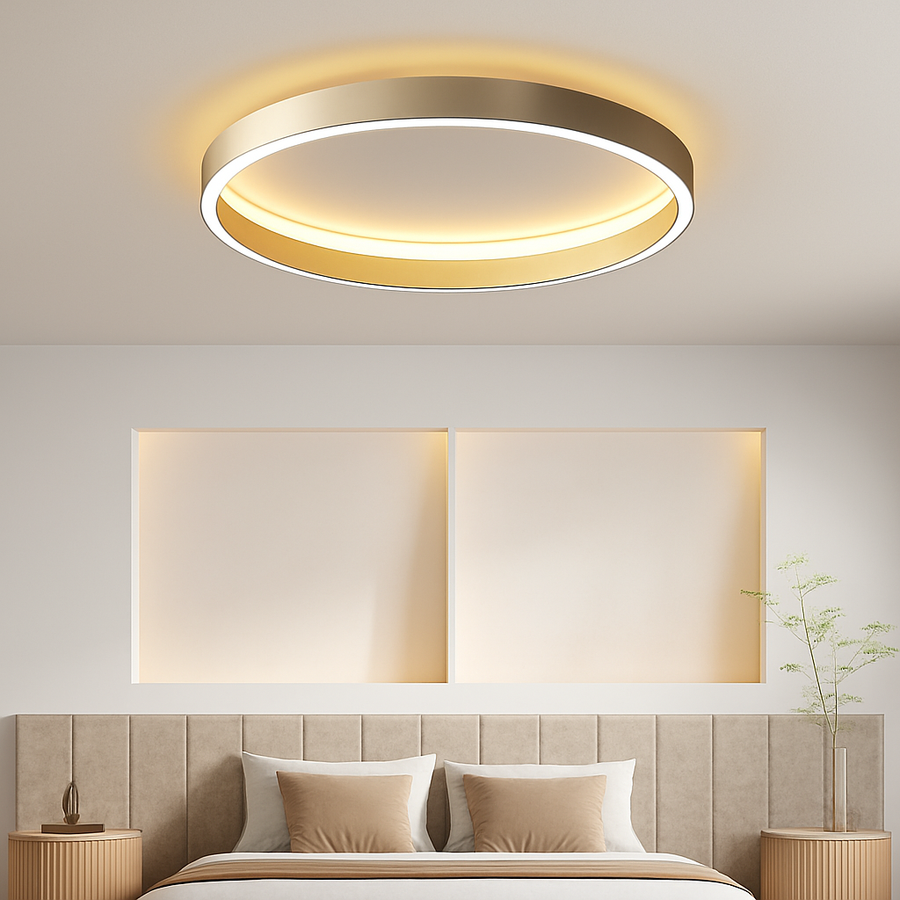 Simple rond chambre Led plafonniers moderne décor à la maison Lampen nordique salon lampe éclairage minimaliste Ins chambre étude lampe