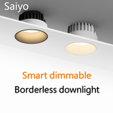 Smart led spot encastré anti-éblouissement aluminium sans bordure
