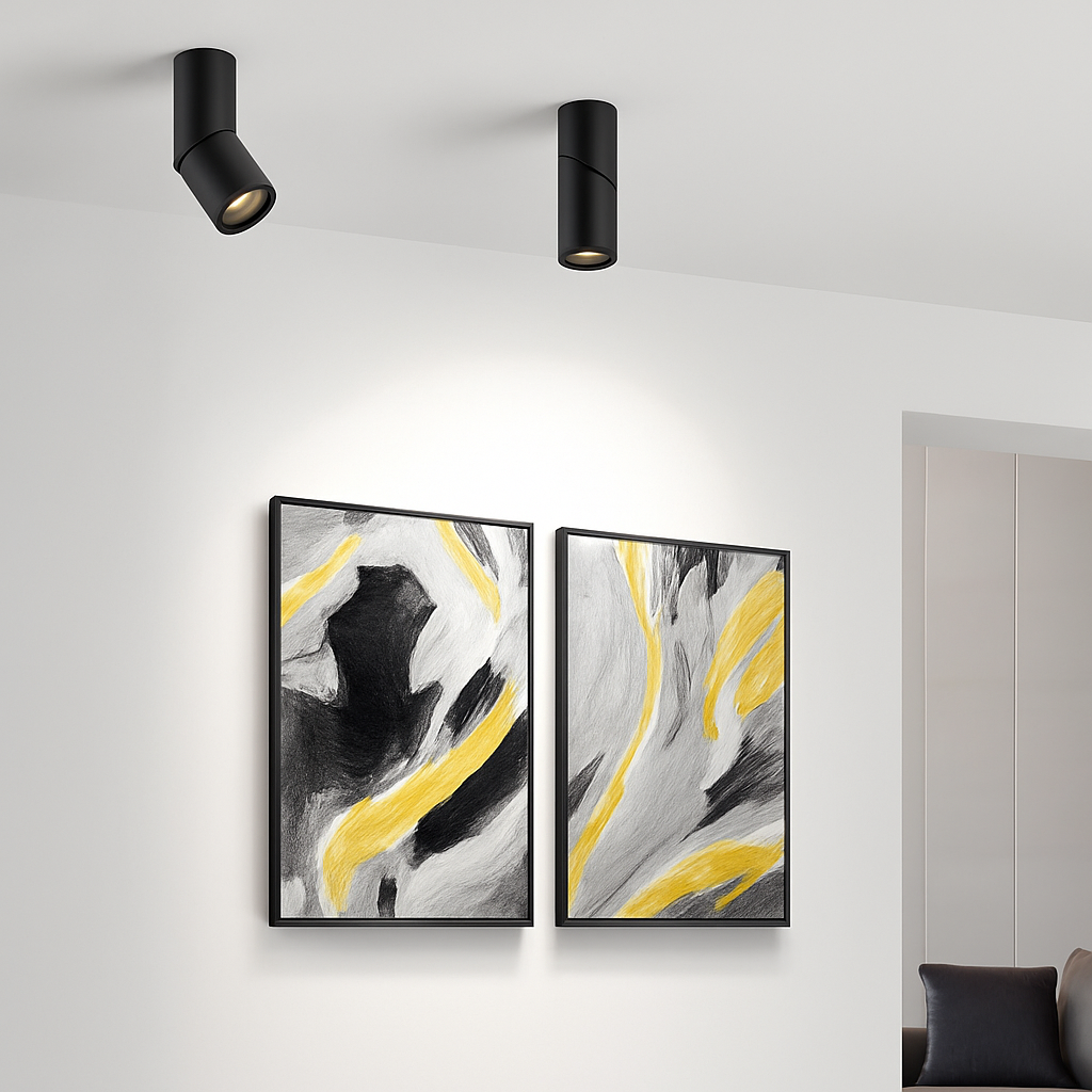 Spot design LED avec orientation à 90° Silla