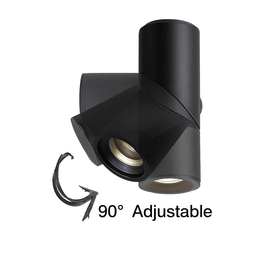 Spot design LED avec orientation à 90° Silla