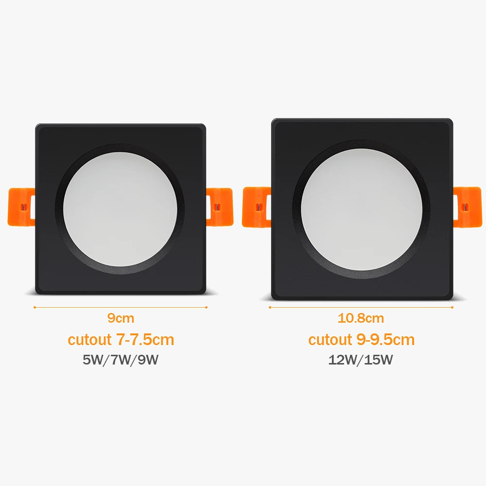 spot encastré carré led étanche pour diverses utilisations