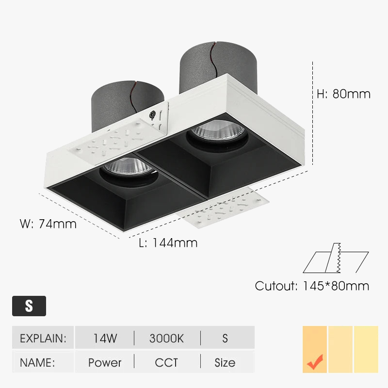 spot encastré design moderne pour éclairage intérieur élégant