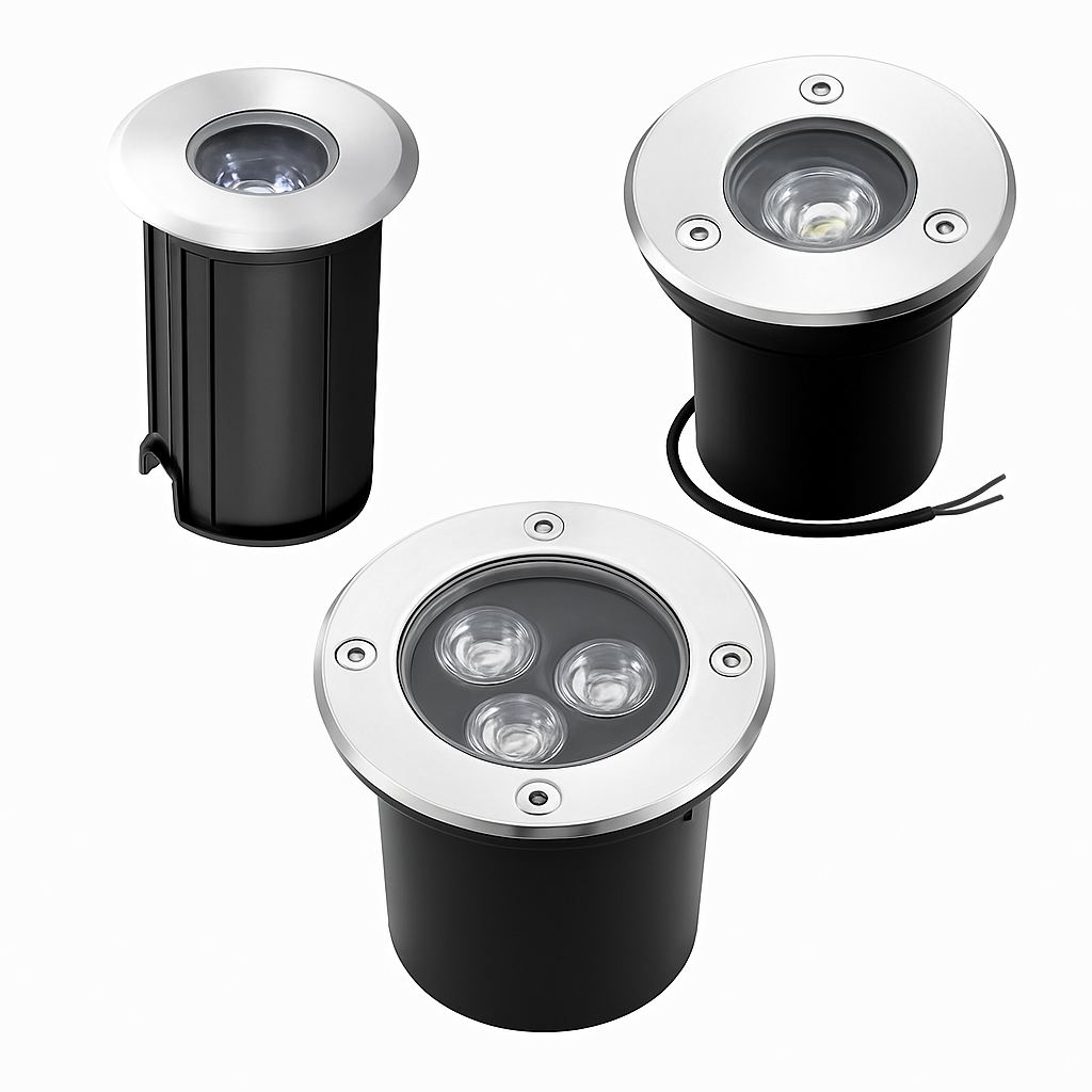 Spot encastré Haute puissance lumière LED waterproof jardin souterrain