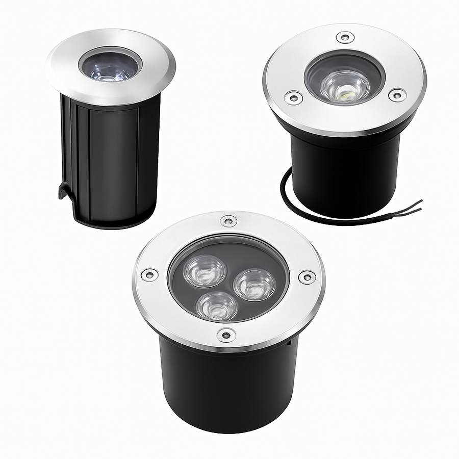 Spot encastré Haute puissance lumière LED waterproof jardin souterrain