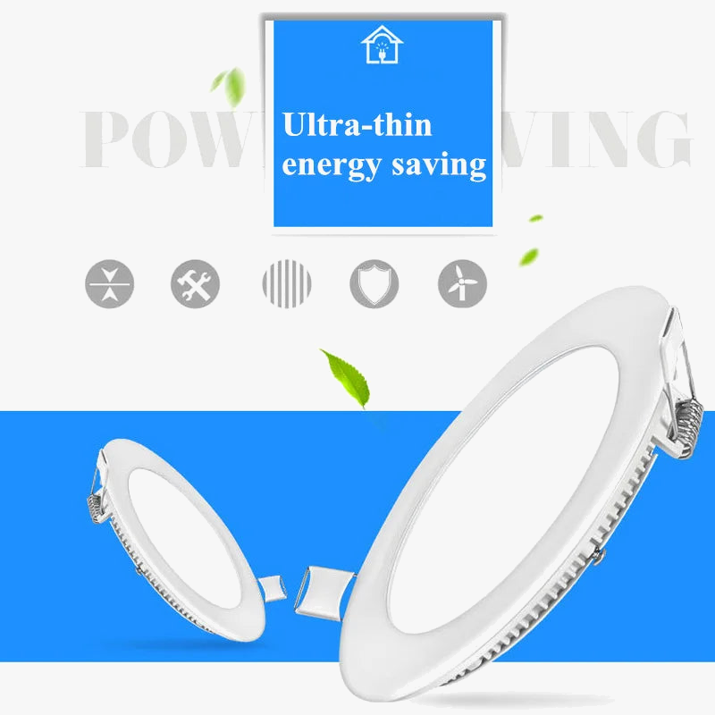 spot encastré lumineux à économie d'énergie pour éclairage intérieur