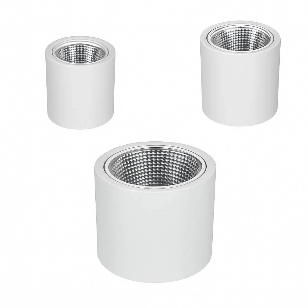 Spot Haute qualité rotatif LED Downlight COB monté en Surface plafonnier puce CREE 24W20W18W15W12W9W Spot réglable AC90-260V