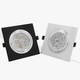 spot led carré à intensité variable pour décoration intérieure