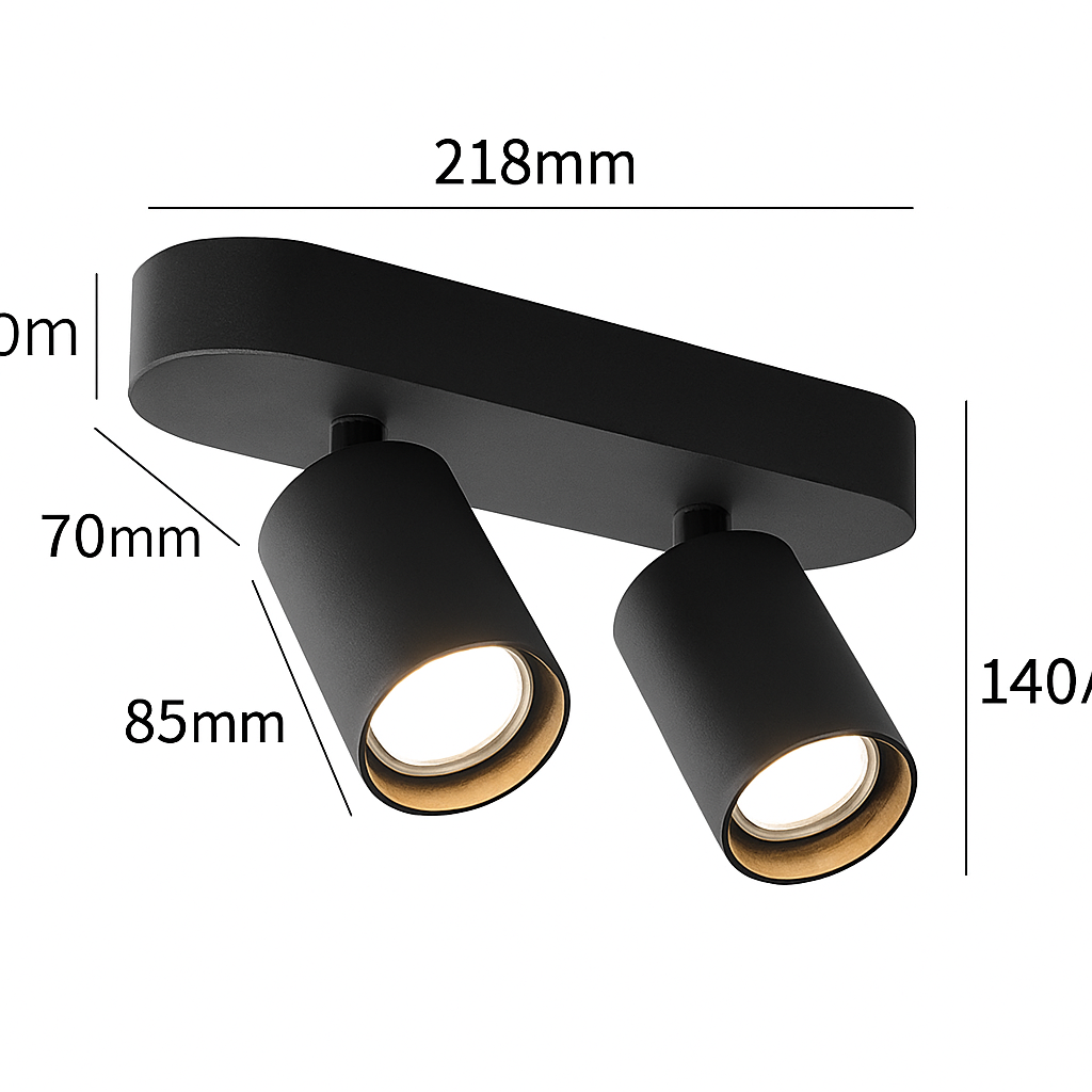 spot led cob rotatif pour décoration intérieure créative