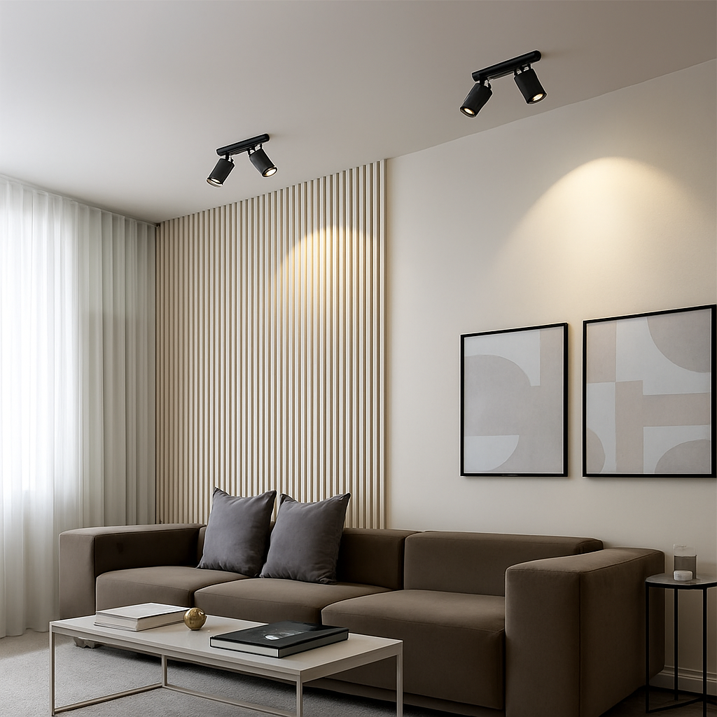 spot led cob rotatif pour décoration intérieure créative