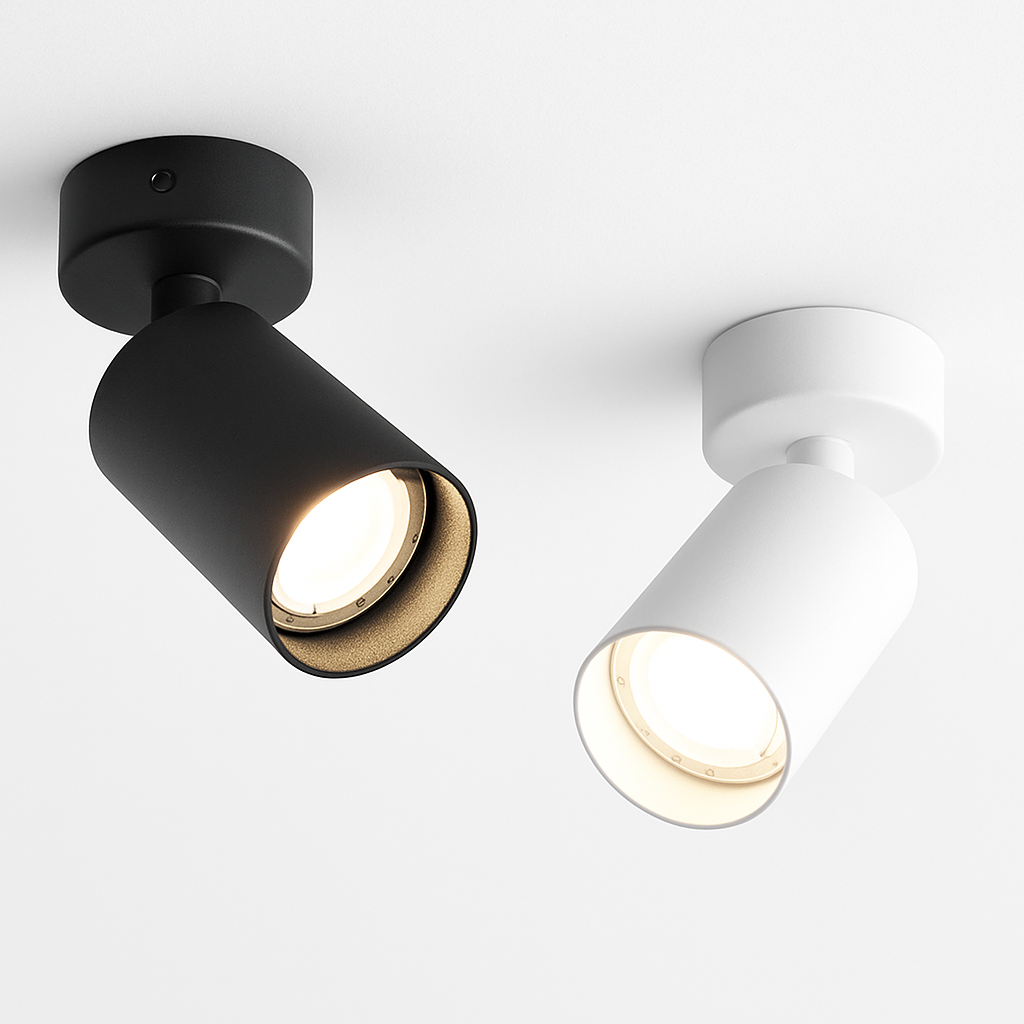 spot led cob rotatif pour décoration intérieure créative
