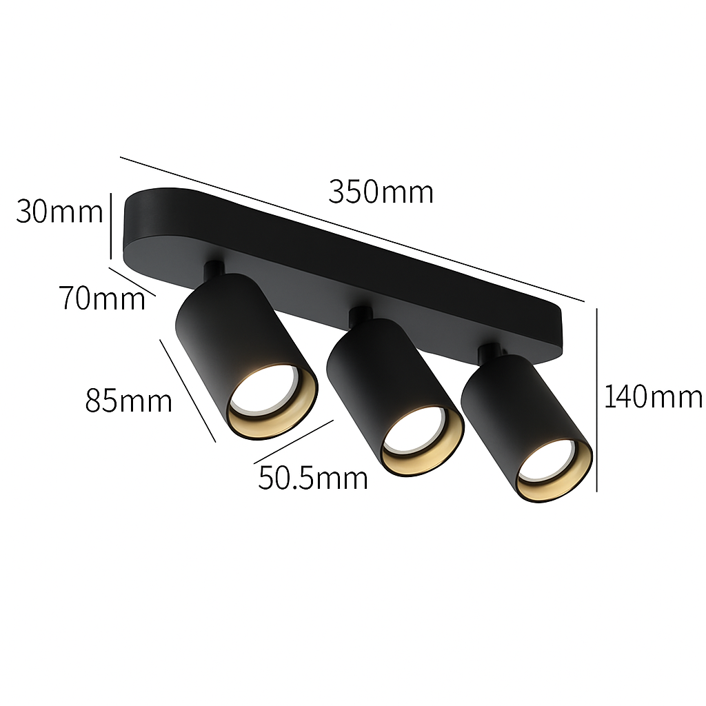 spot led cob rotatif pour décoration intérieure créative