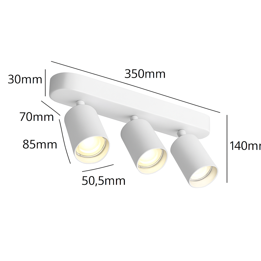 spot led cob rotatif pour décoration intérieure créative