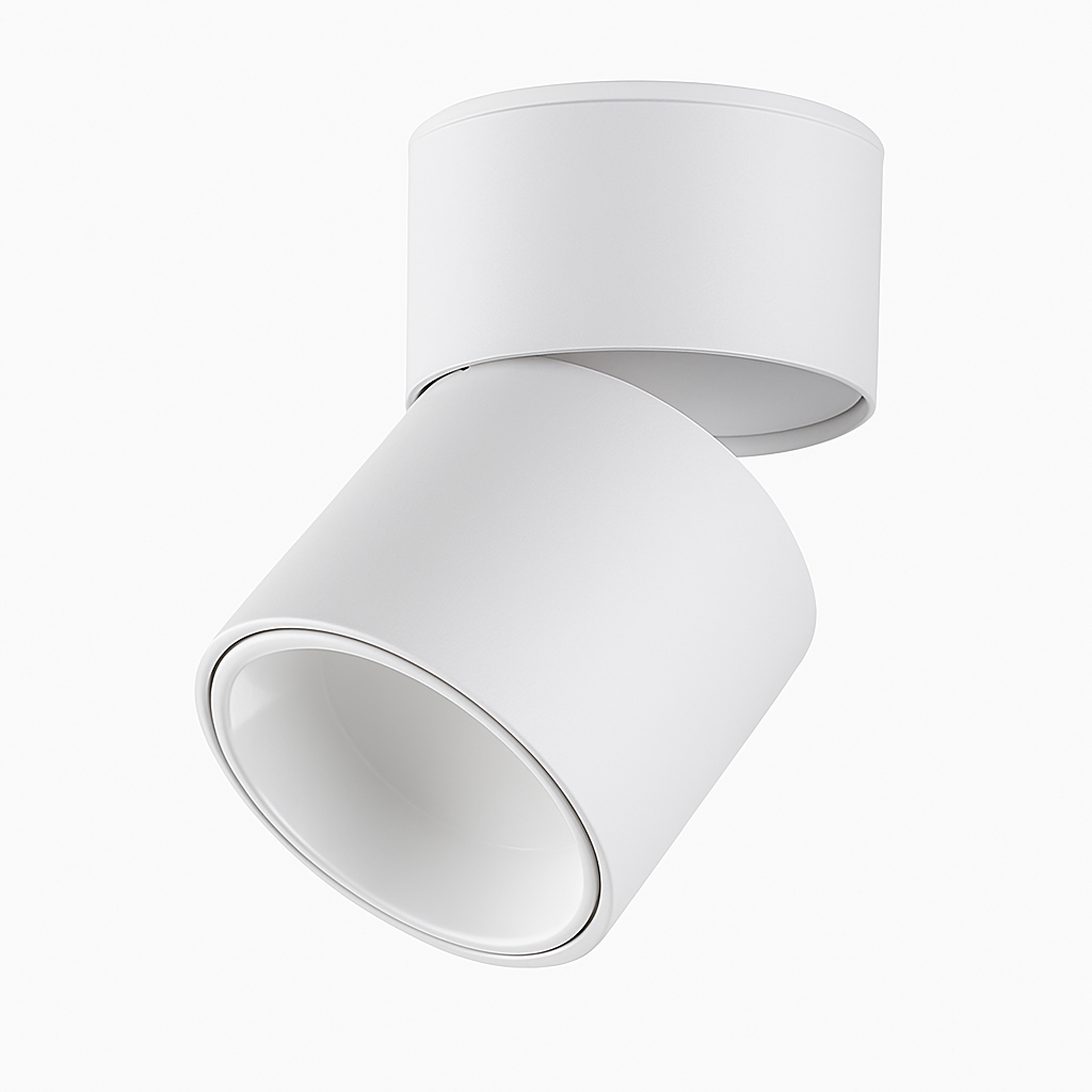 spot led dimmable anti-éblouissement pliant rotatif en surface