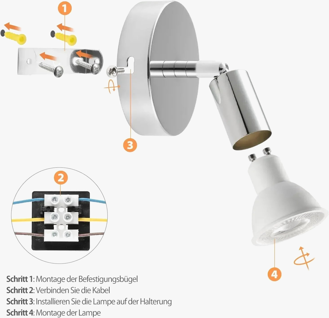 spot led dimmable pour éclairage de magasin élégant
