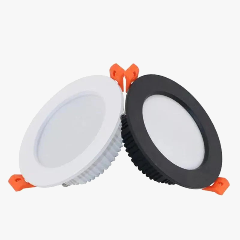 spot led downlight en aluminium épais intégré