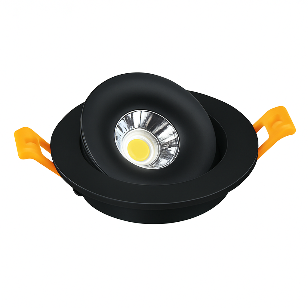 Spot Led Downlight encastré plafonnier 7W12W18W24W Dimmable blanc noir intérieur Led Spot lumière 360 ° réglable pour salon