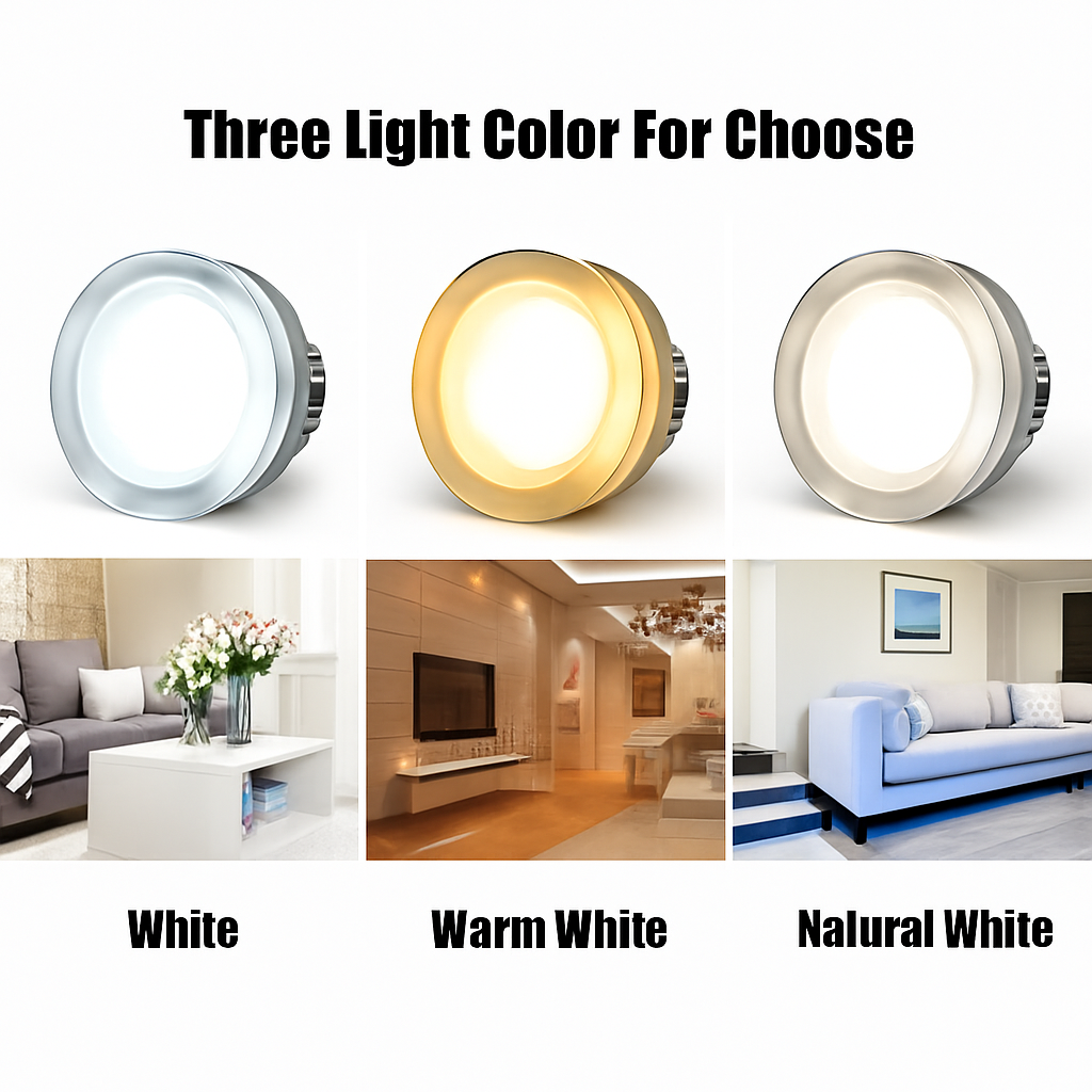 Spot LED en cristal encastré pour la décoration de la maison