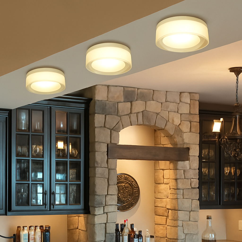 Spot LED en cristal encastré pour la décoration de la maison
