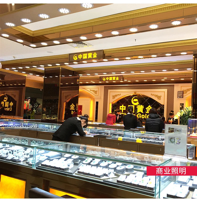 spot led encastré anti-éblouissement pour magasin et couloir