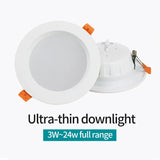 spot led encastré en aluminium épais pour intérieur