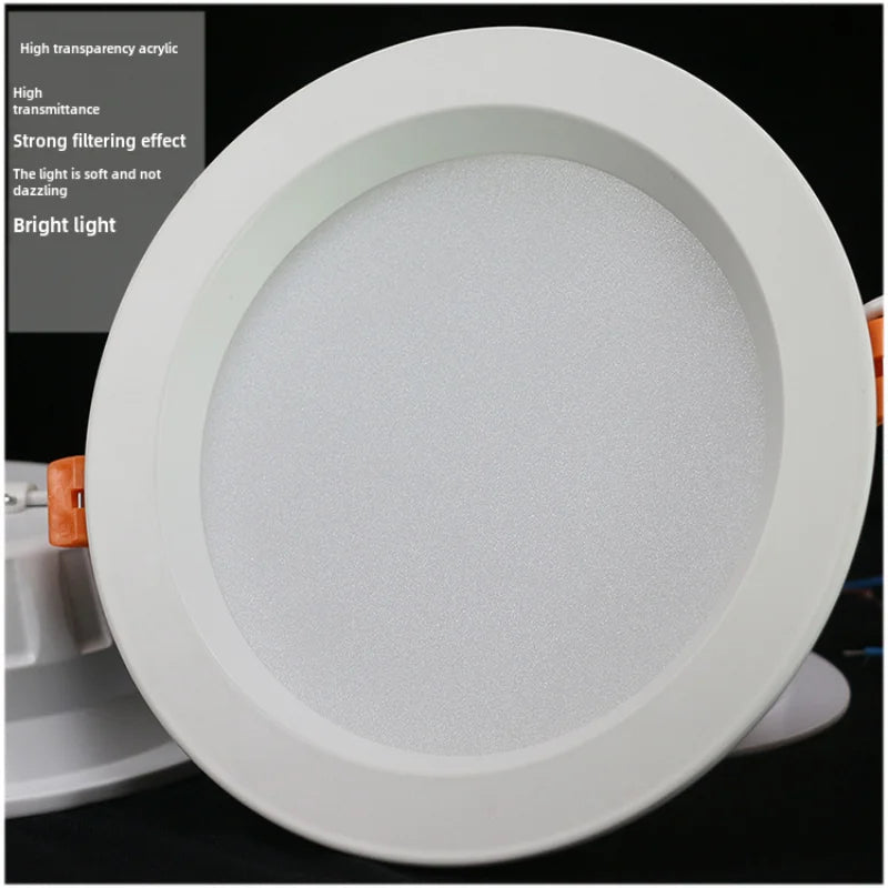 spot led encastré en aluminium épais pour intérieur