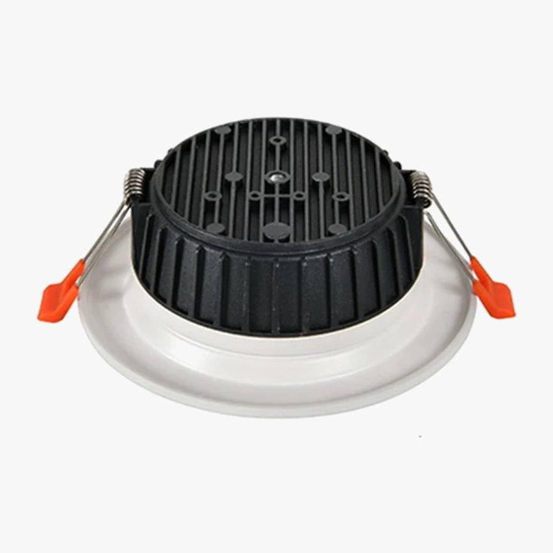 spot led encastré rond pour éclairage intérieur lumineux