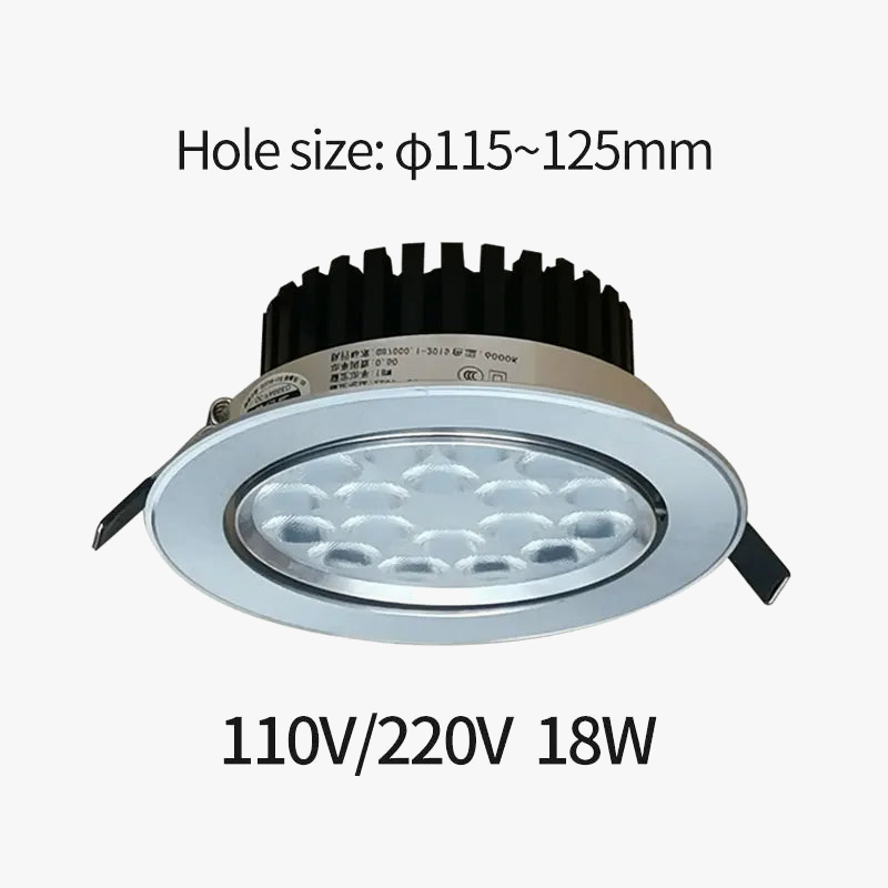spot led encastré super lumineux angle réglable pour magasin