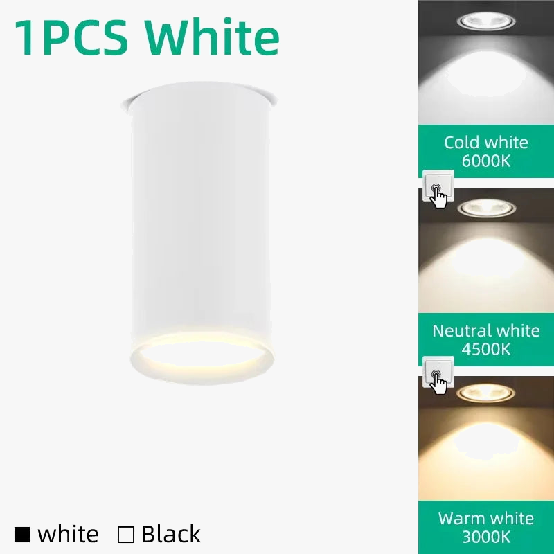 spot led encastrable aluminium pour éclairage intérieur moderne