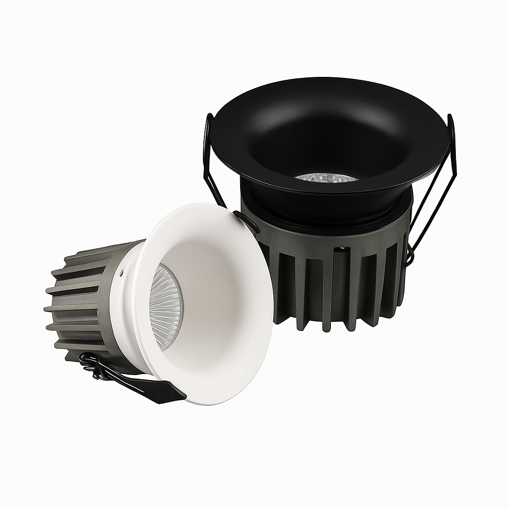 spot led encastrable anti-éblouissement pour villa ou hôtel
